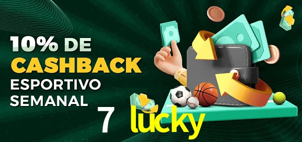 10% de bônus de cashback na 7 lucky